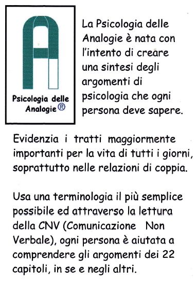 psicologia delle analogie-sintesi di argomenti di psicologia-relazioni di coppia-