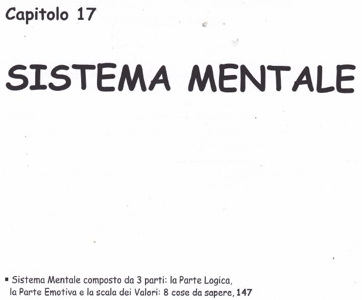 17A-sistema mentale-parte logica-parte emotiva-scala di valori-analitica-